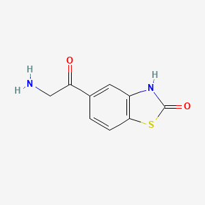 B1500373 5-(2-aminoacetyl)benzo[d]thiazol-2(3H)-one CAS No. 90417-42-8