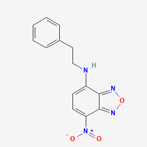 molecular formula C14H12N4O3 B15003735 7-nitro-N-(2-phenylethyl)-2,1,3-benzoxadiazol-4-amine 