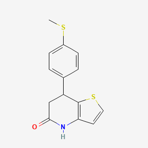 7-[4-(methylsulfanyl)phenyl]-6,7-dihydrothieno[3,2-b]pyridin-5(4H)-one