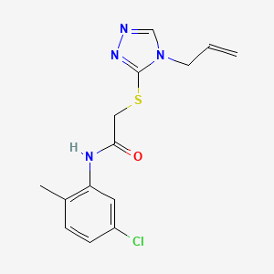 N-(5-chloro-2-methylphenyl)-2-{[4-(prop-2-en-1-yl)-4H-1,2,4-triazol-3-yl]sulfanyl}acetamide