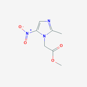 molecular formula C7H9N3O4 B15003843 methyl 2-(2-methyl-5-nitro-1H-imidazol-1-yl)acetate 