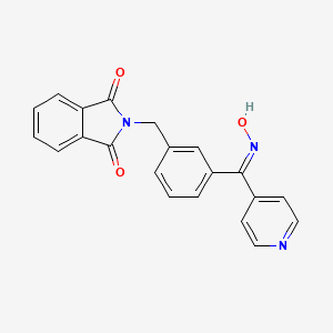 2-{3-[(E)-(hydroxyimino)(pyridin-4-yl)methyl]benzyl}-1H-isoindole-1,3(2H)-dione