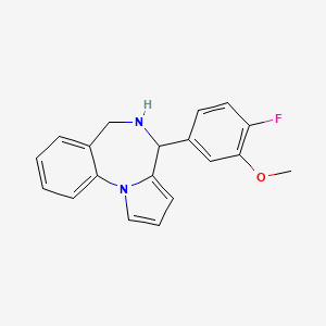 4-(4-fluoro-3-methoxyphenyl)-5,6-dihydro-4H-pyrrolo[1,2-a][1,4]benzodiazepine