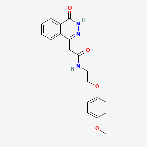 N-[2-(4-methoxyphenoxy)ethyl]-2-(4-oxo-3,4-dihydrophthalazin-1-yl)acetamide