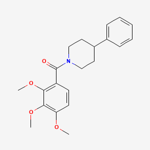 4-Phenyl-1-(2,3,4-trimethoxybenzoyl)piperidine