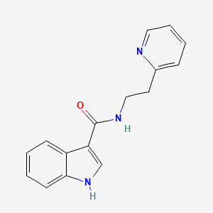 N-[2-(pyridin-2-yl)ethyl]-1H-indole-3-carboxamide