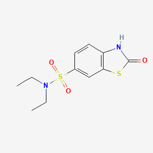 N,N-diethyl-2-oxo-2,3-dihydro-1,3-benzothiazole-6-sulfonamide