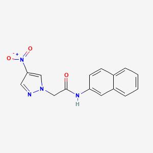 N-(naphthalen-2-yl)-2-(4-nitro-1H-pyrazol-1-yl)acetamide