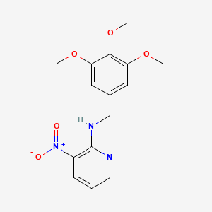 molecular formula C15H17N3O5 B15004342 3-nitro-N-(3,4,5-trimethoxybenzyl)pyridin-2-amine 