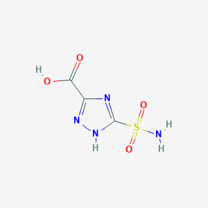 5-sulfamoyl-1H-1,2,4-triazole-3-carboxylic acid