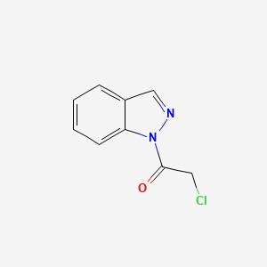 molecular formula C9H7ClN2O B1500438 1-(Chloroacetyl)-1H-indazole CAS No. 244017-81-0