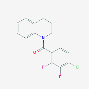 (4-chloro-2,3-difluorophenyl)(3,4-dihydroquinolin-1(2H)-yl)methanone