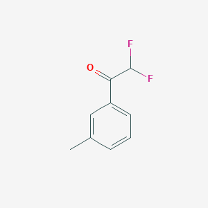 molecular formula C9H8F2O B1500448 2,2-Difluoro-1-m-tolyl-ethanone 