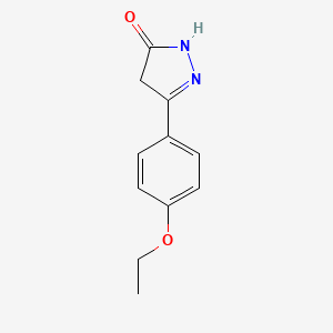 molecular formula C11H12N2O2 B1500449 3-(4-Ethoxyphenyl)-1H-pyrazol-5(4H)-one 