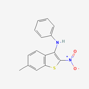 6-methyl-2-nitro-N-phenyl-1-benzothiophen-3-amine