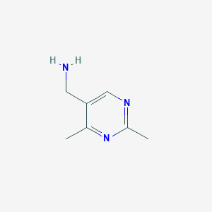 molecular formula C7H11N3 B1500482 (2,4-二甲基嘧啶-5-基)甲胺 CAS No. 34684-92-9