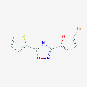 3-(5-Bromofuran-2-yl)-5-(thiophen-2-yl)-1,2,4-oxadiazole