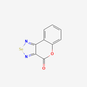 molecular formula C9H4N2O2Se B15004885 4H-chromeno[3,4-c][1,2,5]selenadiazol-4-one 