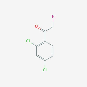 B1500494 1-(2,4-Dichlorophenyl)-2-fluoro-ethanone CAS No. 92781-39-0