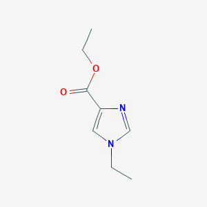 molecular formula C8H12N2O2 B1500498 Ethyl 1-ethyl-1H-imidazole-4-carboxylate CAS No. 675149-81-2