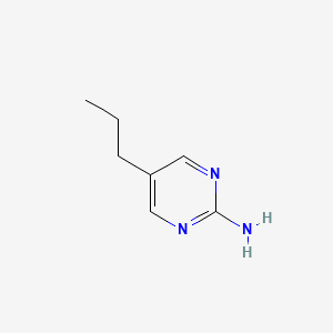 molecular formula C7H11N3 B1500502 5-Propyl-2-pyrimidinamine CAS No. 39268-72-9