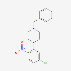 1-Benzyl-4-(5-chloro-2-nitrophenyl)piperazine