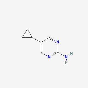 molecular formula C7H9N3 B1500518 5-Cyclopropylpyrimidin-2-amine CAS No. 21573-16-0