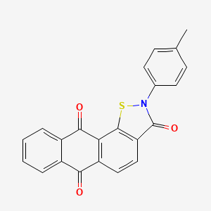 2-(4-Methylphenyl)naphtho[2,3-g][1,2]benzothiazole-3,6,11-trione