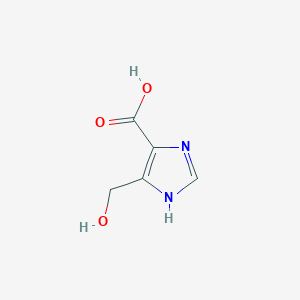 molecular formula C5H6N2O3 B1500526 4-(hydroxymethyl)-1H-Imidazole-5-carboxylic acid CAS No. 215523-33-4