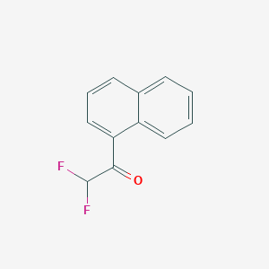 molecular formula C12H8F2O B1500529 2,2-Difluoro-1-naphthalen-1-yl-ethanone CAS No. 715-80-0