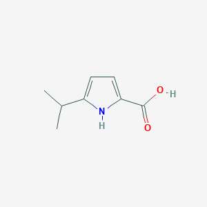 molecular formula C8H11NO2 B1500532 5-Isopropyl-1H-pyrrole-2-carboxylic acid CAS No. 90607-16-2