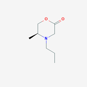 molecular formula C8H15NO2 B1500534 (5S)-5-methyl-4-propylmorpholin-2-one CAS No. 710654-85-6