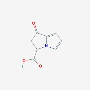 1-oxo-2,3-dihydro-1H-pyrrolizine-3-carboxylic acid