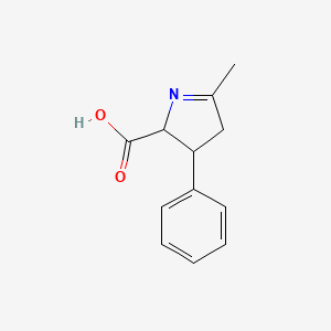 5-Methyl-3-phenyl-3,4-dihydro-2H-pyrrole-2-carboxylic acid