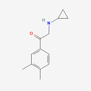 2-(Cyclopropylamino)-1-(3,4-dimethylphenyl)ethanone