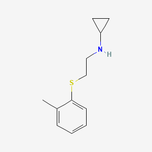 Cyclopropylamine,N-(2-(o-tolylthio)ethyl)-