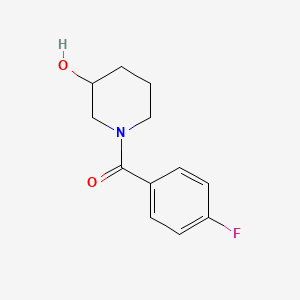 molecular formula C12H14FNO2 B1500553 (4-Fluoro-phenyl)-(3-hydroxy-piperidin-1-yl)-methanone CAS No. 851883-00-6