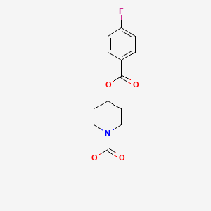 4-(4-Fluoro-benzoyloxy)-piperidine-1-carboxylic acid tert-butyl ester
