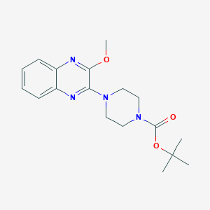 molecular formula C18H24N4O3 B1500573 tert-Butyl 4-(3-methoxyquinoxalin-2-yl)piperazine-1-carboxylate CAS No. 1065484-41-4