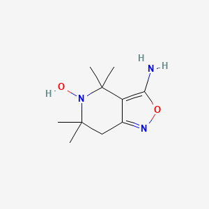 4H-Isoxazolo[4,3-c]pyridin-5-ol, 3-amino-4,4,6,6-tetramethyl-6,7-dihydro-