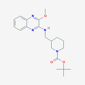 molecular formula C20H28N4O3 B1500574 3-[(3-Methoxy-quinoxalin-2-ylamino)-methyl]-piperidine-1-carboxylic acid tert-butyl ester CAS No. 1065485-10-0