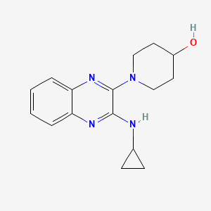 molecular formula C16H20N4O B1500575 1-(3-Cyclopropylamino-quinoxalin-2-yl)-piperidin-4-ol CAS No. 1146080-49-0