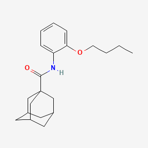 molecular formula C21H29NO2 B15005779 N-(2-butoxyphenyl)adamantane-1-carboxamide 