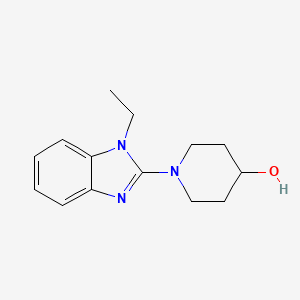 1-(1-Ethyl-1H-benzoimidazol-2-yl)-piperidin-4-ol