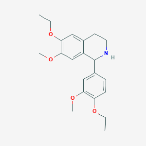 6-Ethoxy-1-(4-ethoxy-3-methoxyphenyl)-7-methoxy-1,2,3,4-tetrahydroisoquinoline