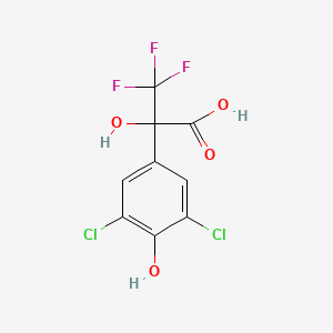 2-(3,5-Dichloro-4-hydroxyphenyl)-3,3,3-trifluoro-2-hydroxypropanoic acid