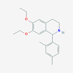 1-(2,4-Dimethylphenyl)-6,7-diethoxy-1,2,3,4-tetrahydroisoquinoline