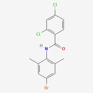 molecular formula C15H12BrCl2NO B15005856 N-(4-bromo-2,6-dimethylphenyl)-2,4-dichlorobenzamide 