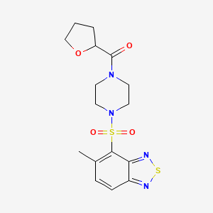 5-Methyl-4-{[4-(tetrahydrofuran-2-ylcarbonyl)piperazin-1-yl]sulfonyl}-2,1,3-benzothiadiazole