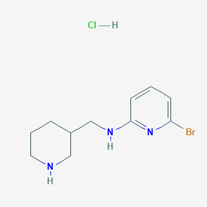 (6-Bromo-pyridin-2-yl)-piperidin-3-ylmethyl-amine hydrochloride
